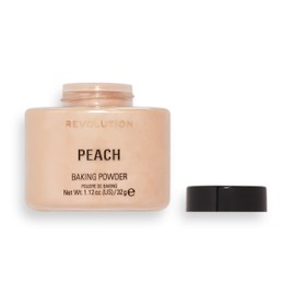 Makeup Revolution Revolution Beauty London, Loose Baking Powder, Prolongs Makeup Wear, Setting Peach, for Light Skin tones, 32 g