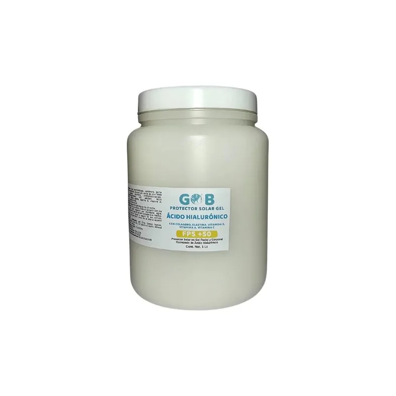 Protector Solar Ácido Hialurónico Gel Ozonizado 50 1 Lt Sunscreen