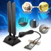 Kaunosta WiFi 6E Antenna Tri-Band 6GHz 5GHz 2.4GHz RP-SMA WiFi