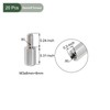 YOKIVE 20 Pcs M3 Standoff Screws, Nickel Plated Hex PCB