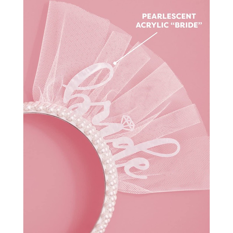 xo, Fetti Diadema de novia con perlas para decoración de