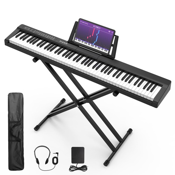 Digital Piano 88 Key Full Size Semi Weighted Electronic Keyboard