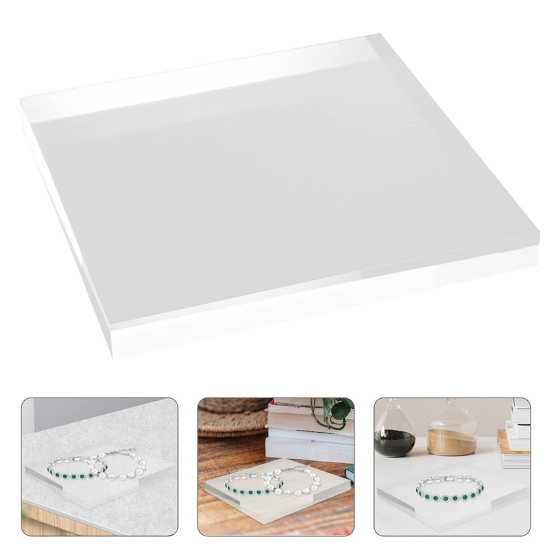 Frcolor Acrylic Base, Acrylic Base, Display, Square, Transparency, Photography Prop,