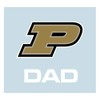 Craftique Purdue Decal (P DAD Decal (5''), 5 in)
