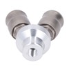 Air Hose Splitter 2 Way Carbon Steel Automatic Pneumatic Quick