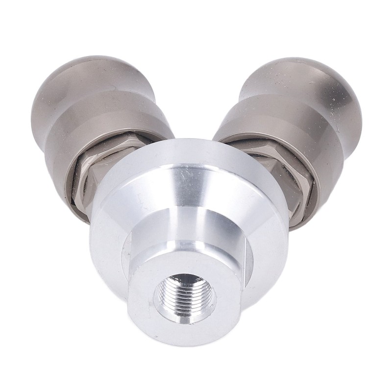 Air Hose Splitter 2 Way Carbon Steel Automatic Pneumatic Quick