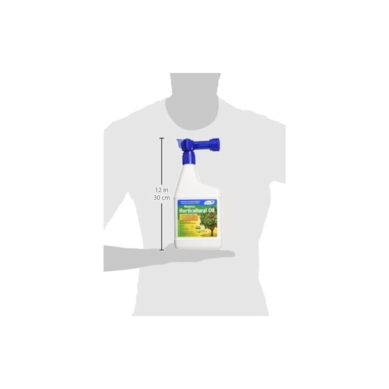 Monterey Horticultural Oil For Aphids, Mites, Scales, Whiteflies, 32 Ounces