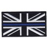 Badge Union Jack Thin Blue Line Union Jack Embroidered Patch-Hook