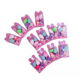 Coallagt Kit 12 Cajitas De 4 Mini Esponjitas Maquillaje Profesional