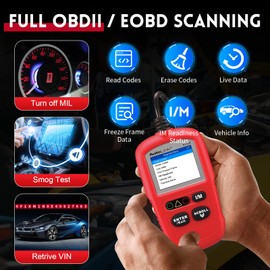 Autel AutoLink AL329 OBD2 Scanner, Upgrade of AL319 & MS309 Code Reader, OBDII Reader with Auto VIN, Live Data, DTC Lookup, Emission Monitor Test, I/M Readiness Smog Check CAN Diagnostic Scan Tool