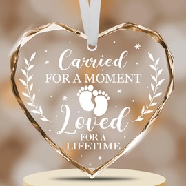 Vorruil Grandparents Gifts, Pregnancy Announcement for Grandparents, Grandma and Grandpa Gifts, Baby Pregnancy Announcement Ornament Gift for Grandparents, Heart Christmas Ornament