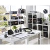 OSCO Faux Leather Tissue Box - Black