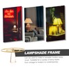 WHAMVOX Retro Ceiling Light Lampshade Frame Pcs Shell Lampstand DIY