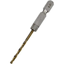 SK11 Hex Shank Normal Metal Drill Bit, Standard Length, 0.1 inches (2.5 mm)