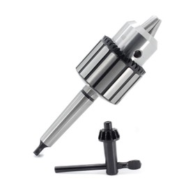 Drill Chuck JESTUOUS B18 Key Type 5/8 Inch(1-16mm) with MT2 Morse Taper Arbor Heavy Duty Chucks