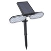 Solar Motion Sensor Wall Light 2 Heads IP65 Waterproof High