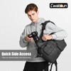Cwatcun Camera Backpack Waterproof Camera Bag, Multi-Functional Travel Photography Bag