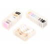 24-Grid Foldable Drawer Organizer, Beige – Clothes, Socks, Underwear &