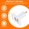 uxcell 2Pcs Toilet Seat Cover Hinge, 36mm Blind Hole Rectangular