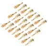 24Pcs/Set Gold Plated Banana Plugs Quick Connectors Universal for Car