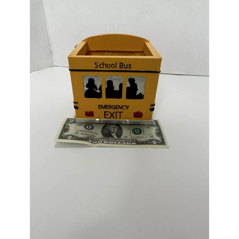 Nancy Pew Cute School Bus Planter - Or Multiply Use