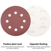 100 Pieces 5 Inch 8 Holes Sandpaper Set, VIBRATITE 180