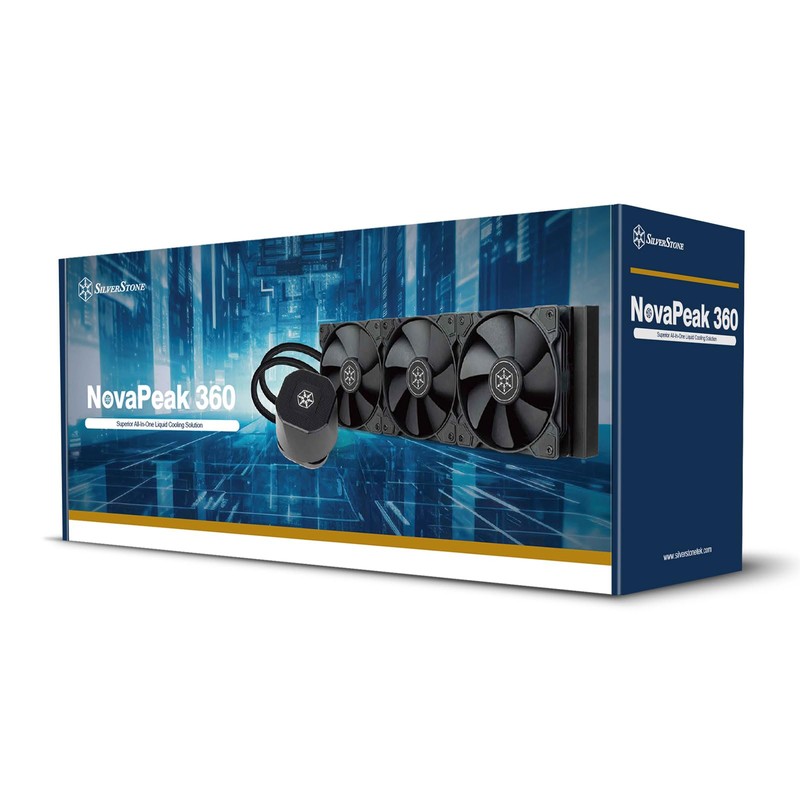 SilverStone Technology NovaPeak 360 All-in-One Liquid Cooler, SST-NP360B
