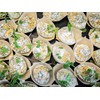 ABENA Gastro Disposable Bowls, Wooden Bamboo Boats | 100 Pack