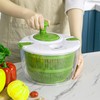 Salad Spinner, 5L Vegetable Washer Dryer Drainer Strainer with Bowl