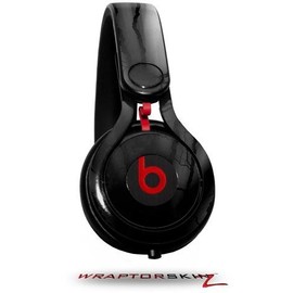 Skin Decal Wrap Compatible with Beats Mixr Headphones Lightning Black Skin Only (Headphones NOT Included)