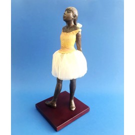 Parastone Degas Fourteen Year Old Little Dancer Ballerina with Tutu Fabric Skirt, Large 13.5H