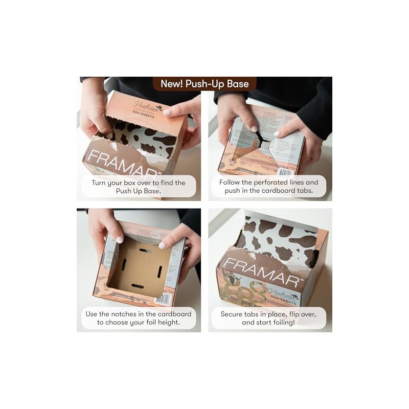 FRAMAR Láminas para el cabello - Láminas de aluminio para