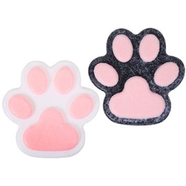 2pcs Taba Squeeze Cat Paw Squishy Toys,5.5 in Big Cute Kawaii fufu Squishies,Sticky Squishy Cat Paw Fur Ball,Super Soft Squishy Stress Relief Funny Fidget Toys Novelty Things Suitable for Adults Kids