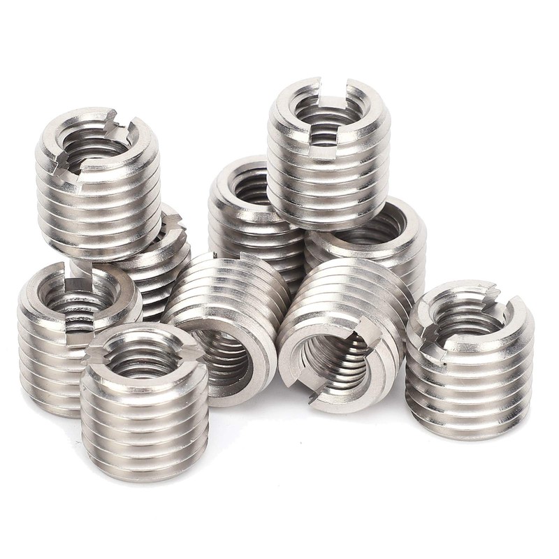 Eujgoov Thread Inserts M10 Internal Thread M16 Male Thread Stainless
