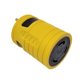 Parkworld 691760 Generator Adapter 3-Prong 20 AMP 5-20P Male to 30 AMP 3-Prong Locking L5-30R Female