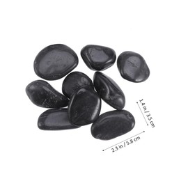 Levemolo 10pcs DIY Painted Stones for Creative Drawing Smooth Polished Rocks for Art Projects Assorted and Shapes for Crafting and Sharing