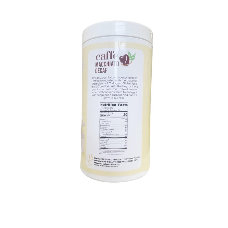 Generic Luxe Slim Half Kilo Caffe Macchiato DECAF Drink Mix,