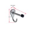 Harris Hardware TP4009-B3 Cast Stainless Steel Coat Hook and Bumper