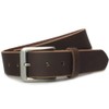 Nickel Smart Roan Mountain Titanium Brown Belt- 32"