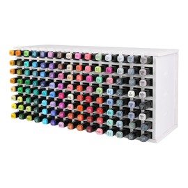 YUIONNAY Marker Organizer-Art Marker Storage Rack - Marker Holder for Desk Holds 120 Markers