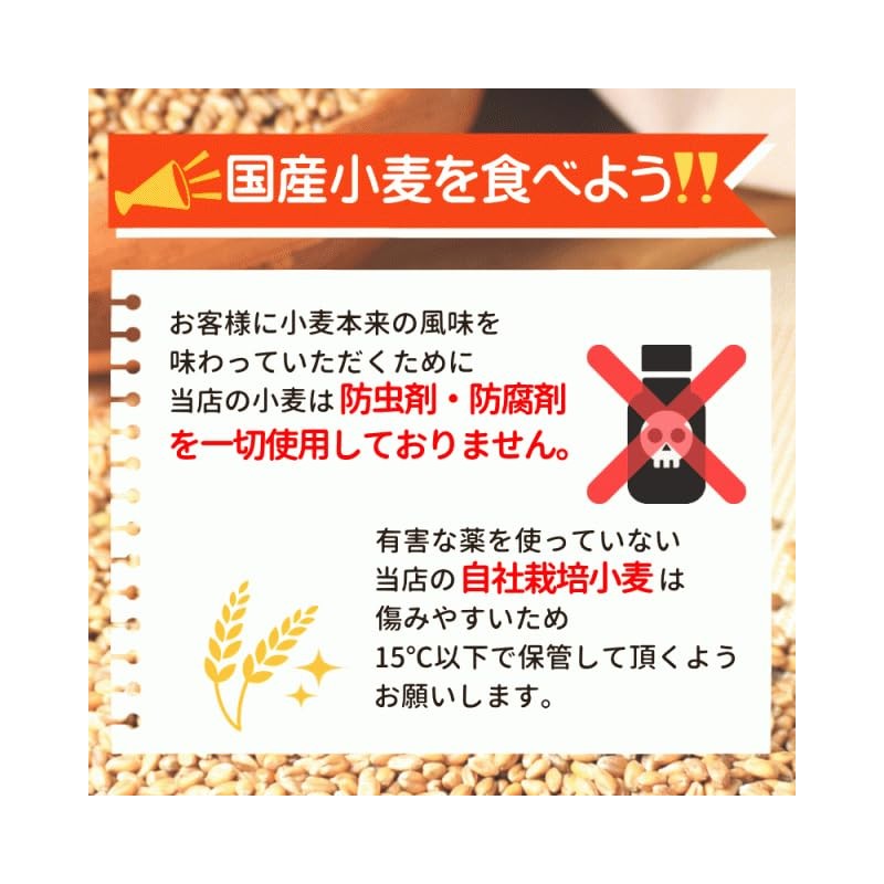 Medium Flour, Domestically Produced, 14.1 oz (400 g), Aomori Prefecture,