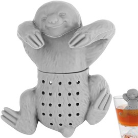SHIDOW Reusable Silicone Tea Infuser Loose Tea, Tea Infuser Silicone Animal, Fun Gift for Tea Lovers (Sloth)