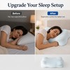 Contour Pillowcase Cover for Cervical Pillows – Silky-Soft Zipper Cover