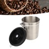 Airtight Stainless Steel Coffee Bean Container Coffee Canister Kitchen Food