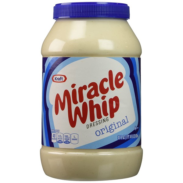 Kraft Miracle Whip Dressing Plastic Jar 30 oz