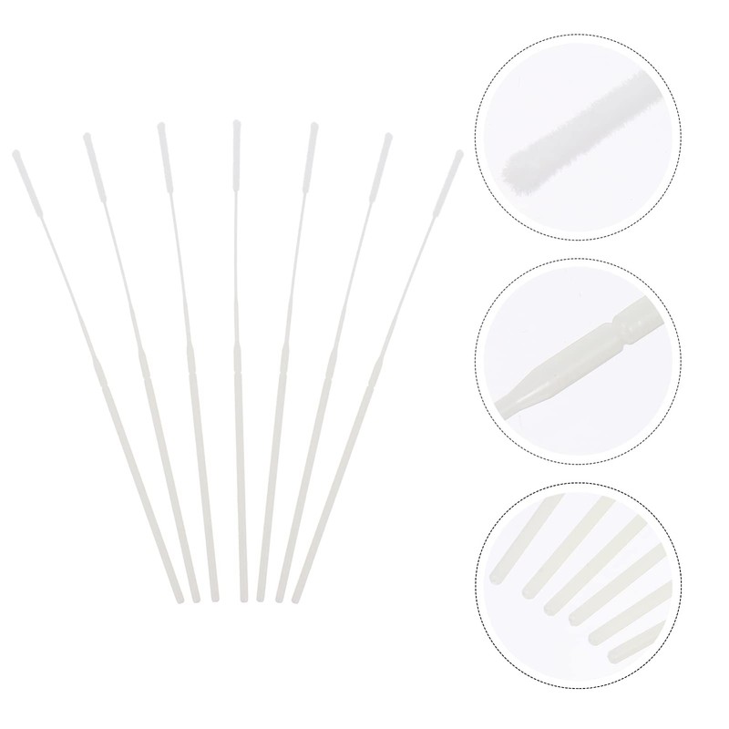 Flocked Specimen Sterile Nasopharyngeal Swabs: 60Pcs Individually Wrapped Nasal Swabs