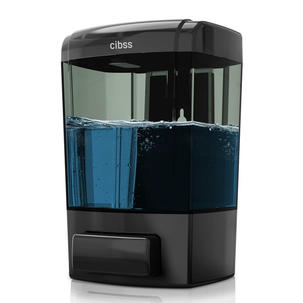 CIBSS Manual Soap Dispenser, 23.7oz/700ml Wall Mount Soap Dispenser, Large