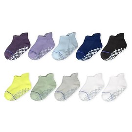 Goldbug Tiny Treads Grip Socks - Socks with Grips for Baby, Toddler and Kids - Cool (4-5 Years)