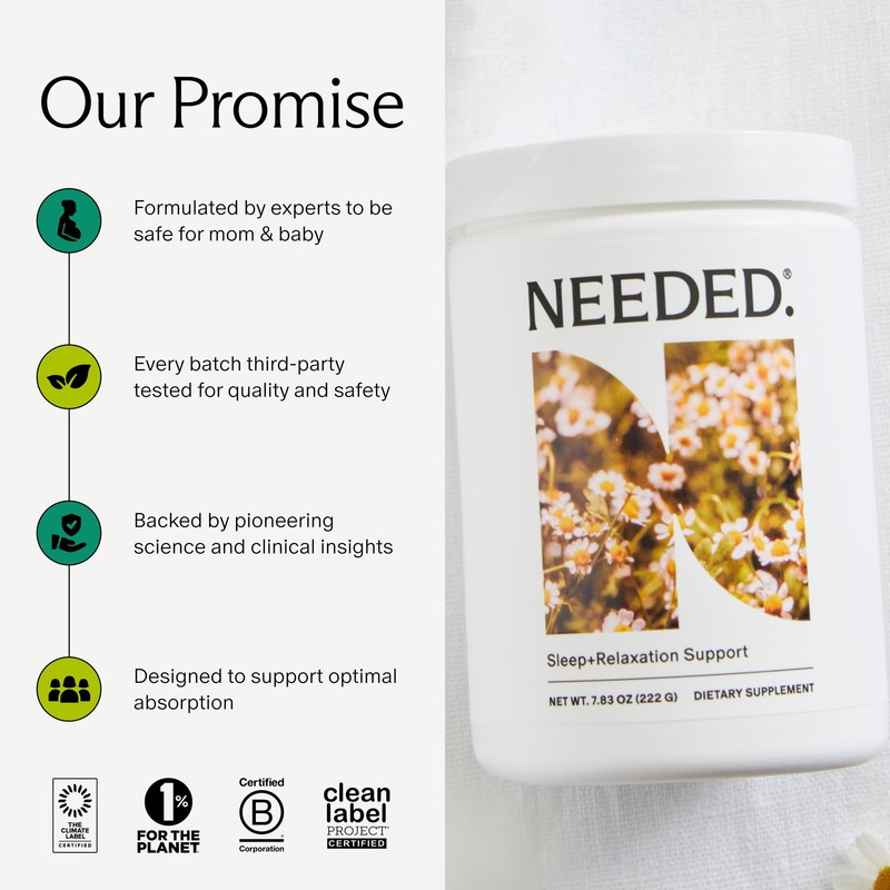 Needed. Sleep and Relaxation Support - Chamomile Powder for Relaxation