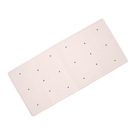 Blue Canyon Nonslip Antibacterial Rubber Bath Mats, Quick Dry Bath Rug with Suction Pads & Drain Holes, Mould Resistant Bathroom Accessory, Durable Bath Rug Runner 34 x 74 cm – Cream